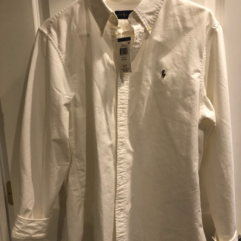 Ralph Lauren white Oxford shirt NWT